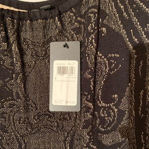 Paisley Pointelle Sweater Dress